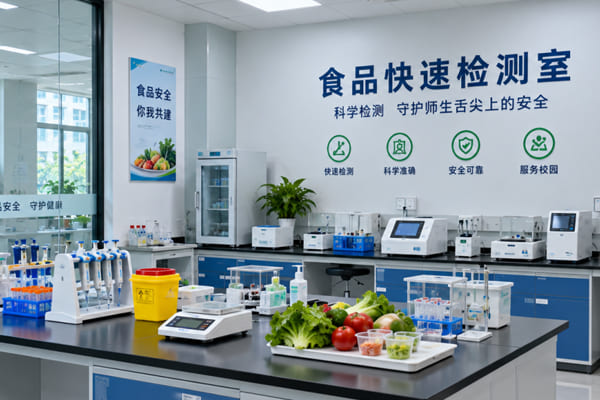 高校食堂食品安全快检实验室建设成本方案